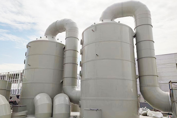 洗滌塔設備管道被吸扁了如何處理？